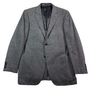 charcoal Byron British Style Dover blazer jacket sport suit coat flannel‎ 40R